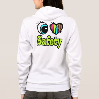 Sudadera Corazón de ojos brillante me encanta la seguridad