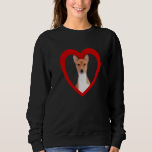 Sudadera Corazón de perro Basenji  Terrier del Congo Basenj
