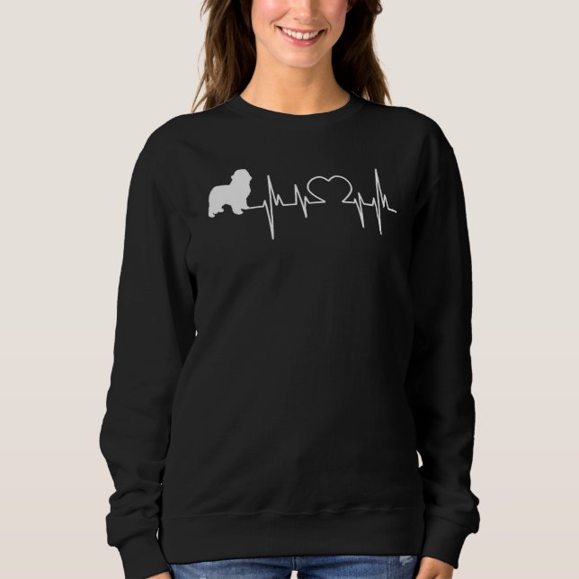 Sudadera Corazón de perro de Terranova (Anverso)