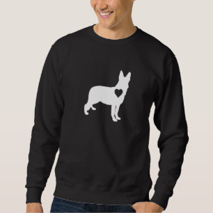 Sudadera Corazón de perro pastor alemán