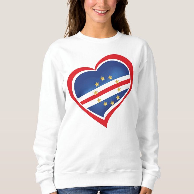 Sudadera Corazón de piedra de Cabo Verde (Anverso)
