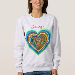 Sudadera Corazón de San Valentín multicolor Thunder_Cove