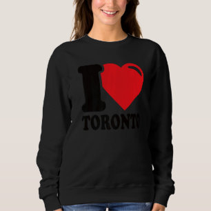 Sudadera Corazón de Toronto, bella ciudad canadiense que am