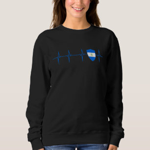 Sudadera Corazón del amor de Nicaragua y corazón de la band