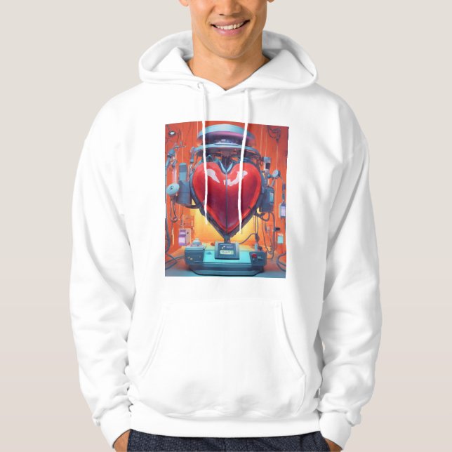 Sudadera Corazón del futuro" (Anverso)