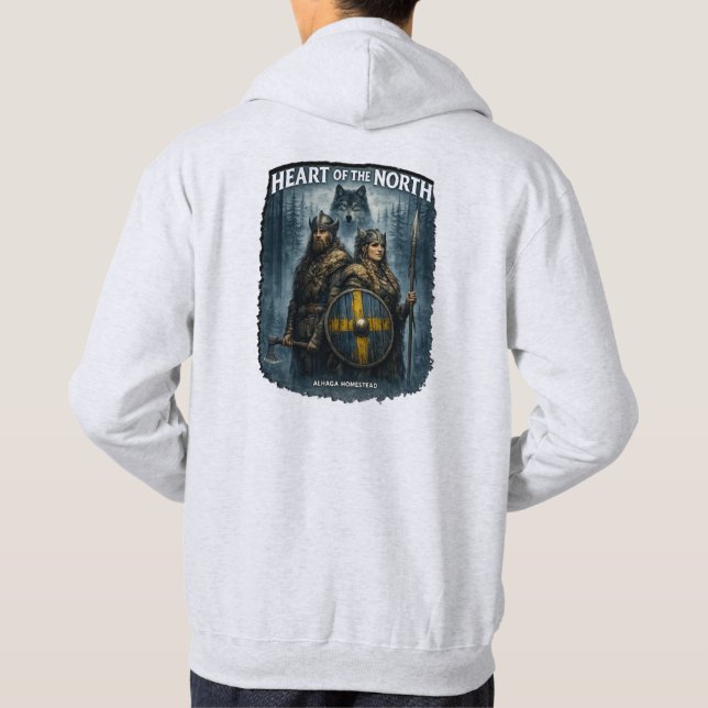 Sudadera Corazón del Norte (Reverso)