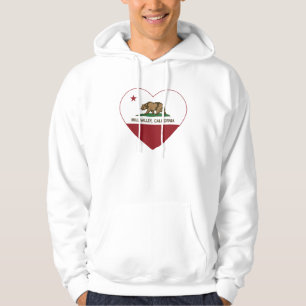 Sudadera corazón del valle del molino de la bandera de
