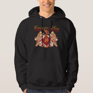 Sudadera Corazón en llamas