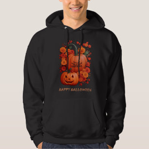 Sudadera corazón feliz de halloween