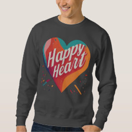 Sudadera Corazón feliz de los hombres