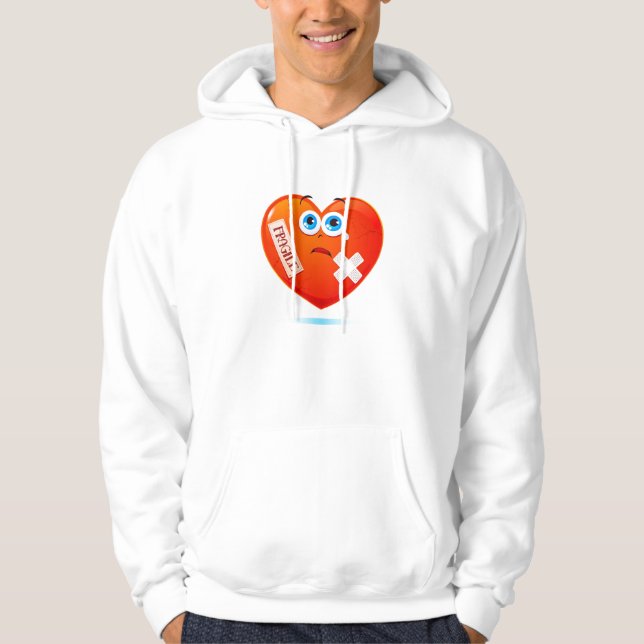 Sudadera Corazón frágil (Anverso)