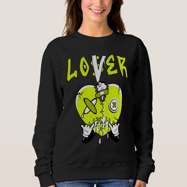 Sudadera Corazón goteando Og Visionaire Volt 1s coincidente (Anverso)