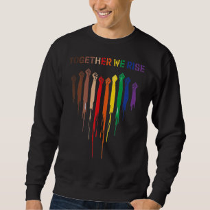 Sudadera Corazón juntos levantamos ropa Derechos humanos so