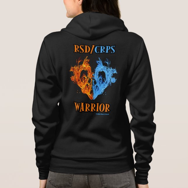 Sudadera Corazón/llamas...RSD/CRPS (Reverso)