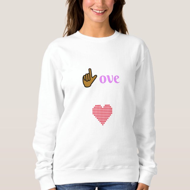 Sudadera Corazón lleno de amor (Anverso)