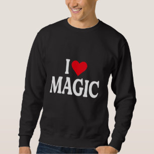 Sudadera Corazón mágica con corazón rojo me encanta la magi