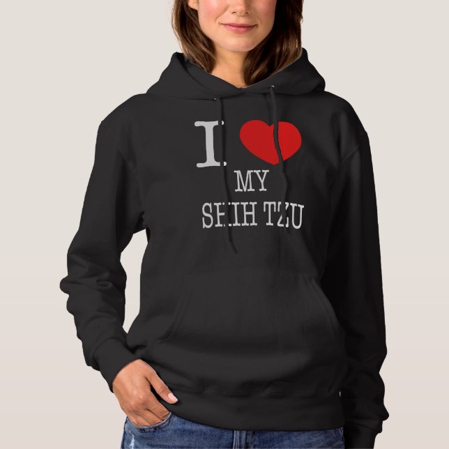 Sudadera Corazón mi Shih Tzu (Anverso)