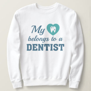 Sudadera Corazón Pertenece Dentista