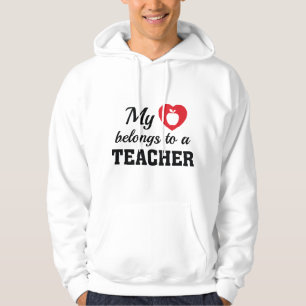 Sudadera Corazón Pertenece Maestro