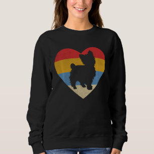 Sudadera Corazón retro vintage Yorkshire Terrier Para Perro