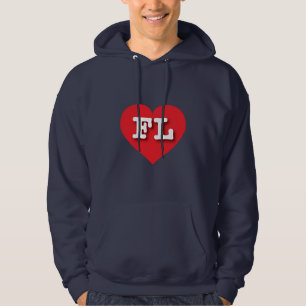 Sudadera Corazón Rojo de Florida - Amo FL
