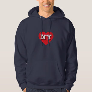 Sudadera Corazón Rojo de Nueva York - Amo a NY