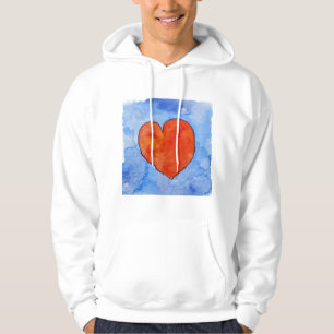 Sudadera Corazón rojo en el azul 2011