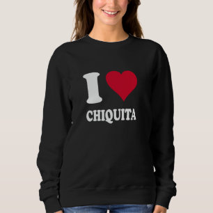 Sudadera Corazón Rojo Me Encanta Chiquita