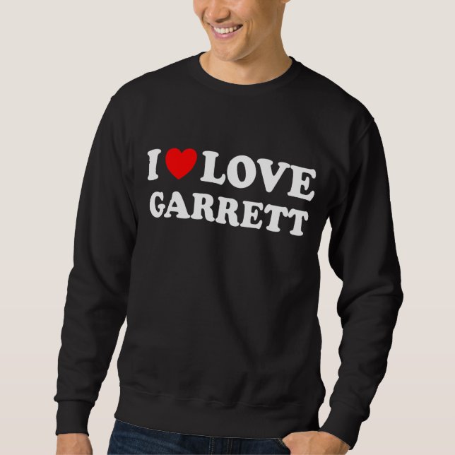 Sudadera Corazón Rojo Me Encanta Garrett (Anverso)