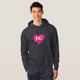 Sudadera Corazón rosado caliente DC - Amo DC