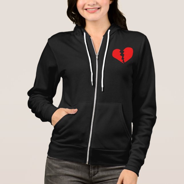 SUDADERA CORAZÓN ROTO (Anverso)