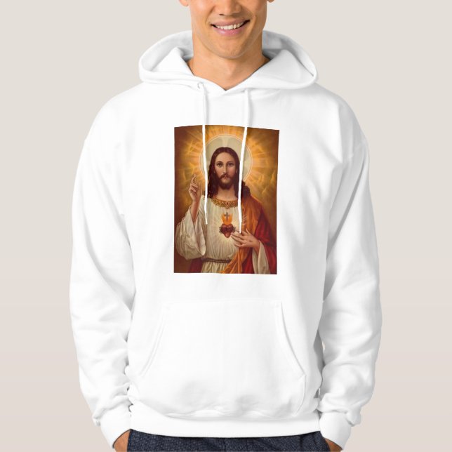 Sudadera Corazón sagrado de Jesús (Anverso)