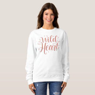 Sudadera "Corazón Salvaje" Cita de Espíritu Libre