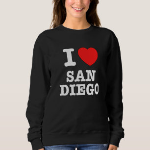 Sudadera Corazón San Diego Ca Love