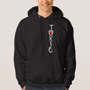Sudadera Corazón Tóxico En Broche Flagrante Estilo Rojo