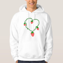 Corazón Vid Fresa Lindo Romántico Fruta Botánico