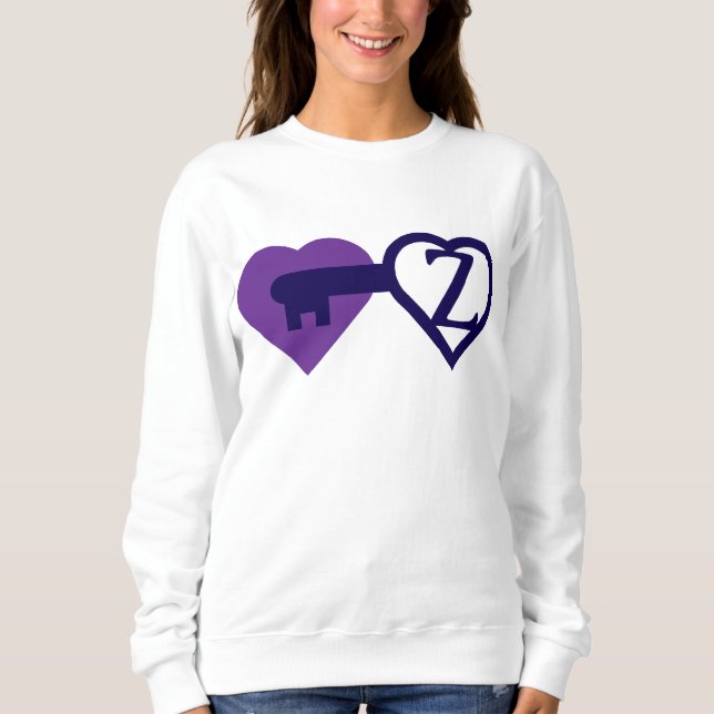 Sudadera Corazón y clave (Anverso)