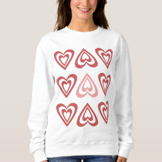 Sudadera Corazones Adorables de San Valentín – Diseño de Am