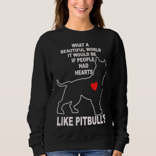 Sudadera Corazones Como Pitbulls Pitbull Lover Dueño De Per