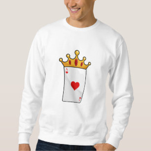 Sudadera Corazones con reina corona