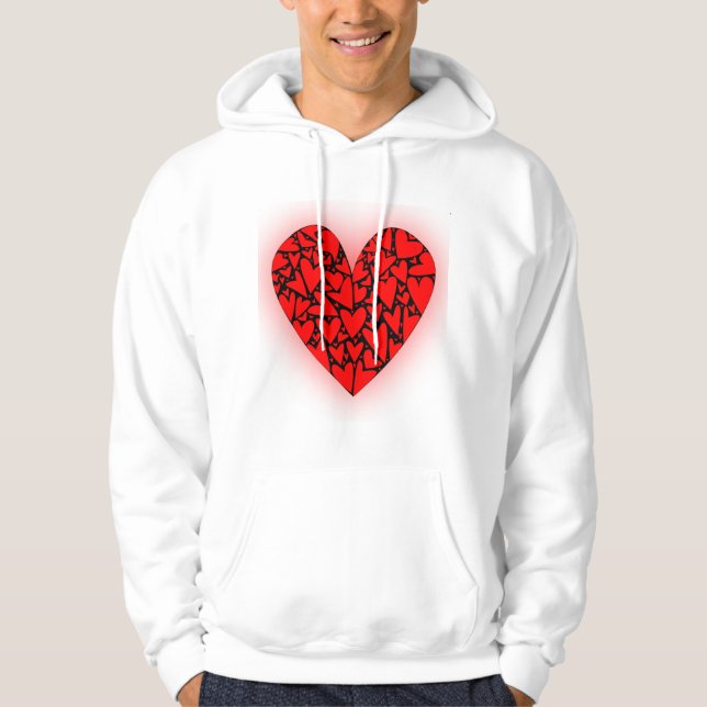 Sudadera Corazones de amor (Anverso)