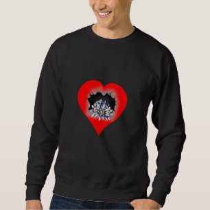 Sudadera Corazones de Bergsieiger Austria Tyrol Suiza