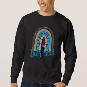 Sudadera Corazones de cabra de Boer arcoiris Boho Boer