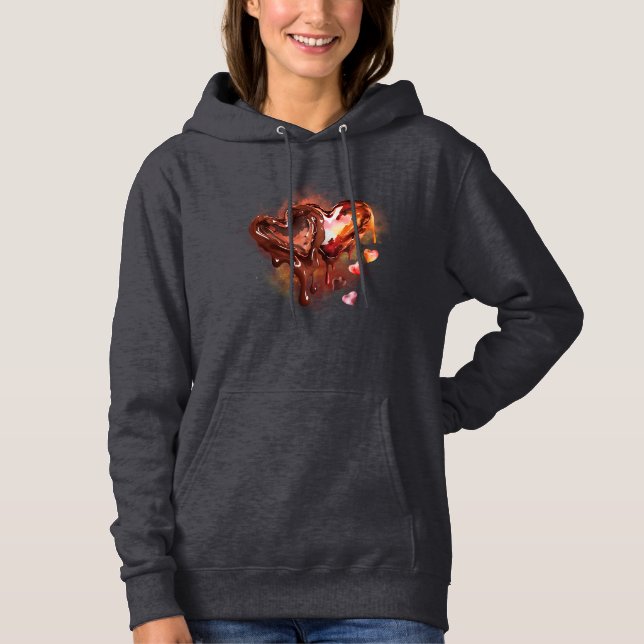 Sudadera Corazones de chocolate (Anverso)