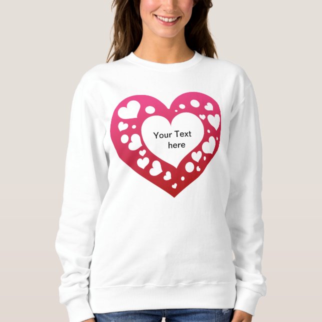 Sudadera Corazones en el corazón (Anverso)