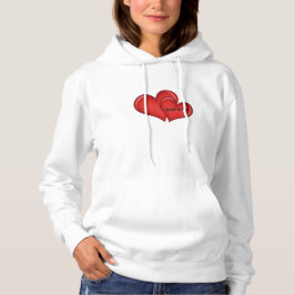 Sudadera Corazones rojos