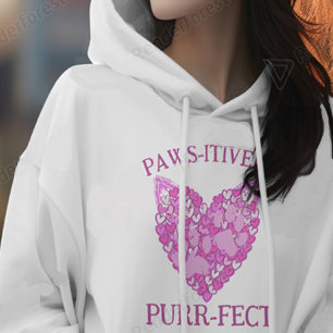 Sudadera Corazones rosas patea a los amantes de los animale