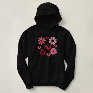 Sudadera Corazones y Flores