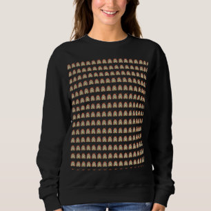 Sudadera Corbata con patrón de arcoíris boho