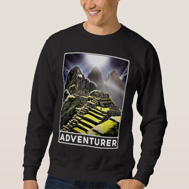 Sudadera Cordillera Machu Picchu Perú Aventurero (Anverso)